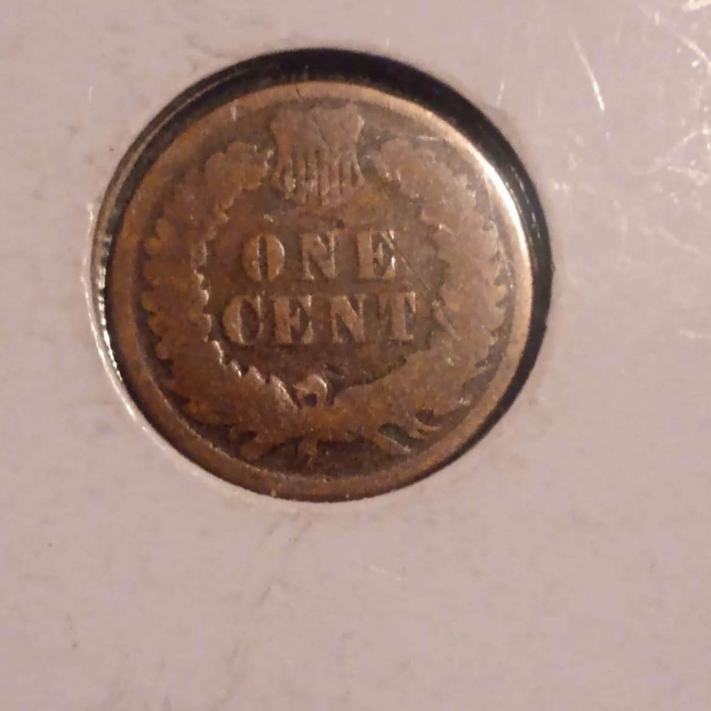 1875 Indian head penny